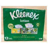 Kleenex Lotion Facial Tissues 12-Pack