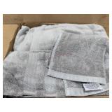 Open Box Set of Gray Towels