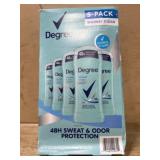 5-Pack Degree Shower Clean Deodorant