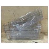 Clear Stackable Storage Bins