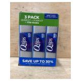 3-Pack Q-Tips Cotton Swabs, 1750 Count