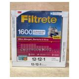 3M Filtrete 1600 12x12x1 Air Filters, 4-Pack