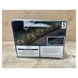 5-Pack LED Solar Disc Lights With Color Change