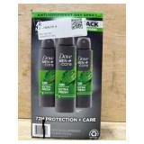 Dove Men+Care Extra Fresh Antiperspirant Spray, 3-