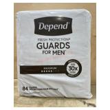 Depend Guards for Men, 84-Count Pack
