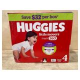 Huggies Little Movers Size 4, 160 Count