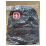 Gray Backpack With Protective Packaging