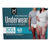 Total Protection XXL Underwear, 48 Count