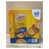 Lance Toasty Peanut Butter Crackers, 40 Packs