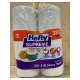 Hefty Supreme 6-Inch Snack Plates (320 Count)