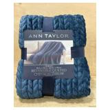 Ann Taylor Reversible Quilted Throw
