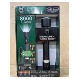 8000 Lumen Dual Power Flashlight