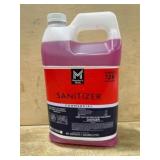 Commercial Sanitizer Jug in Red and White Design