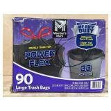 33-Gallon Heavy Duty Trash Bags - 90 Count