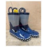 Youth 11/12 Rain Boots With Shark Design