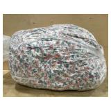 Floral Print Bedding Set in Plastic Packaging