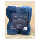 Oversized Reversible Quilted Chevron Throw