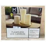 3 Flameless LED Candles