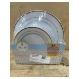 48 Luxe Disposable Plates