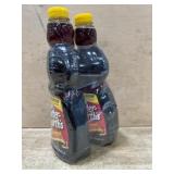 Two-Pack Syrup Bottles with Yellow Caps