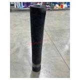 Roll of Black Carpeted Material