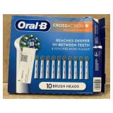 Oral-B CrossAction Brush Heads, Pack of 10