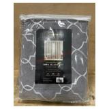 Grey Blackout Curtain Panel Set