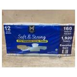 Soft & Strong 2-Ply Premium Facial Tissue, 12 Boxe