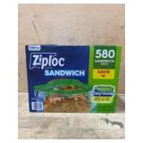 Ziploc Sandwich Bags, Box of 580