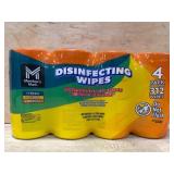 4-Pack Disinfecting Wipes, 312 Wipes Total