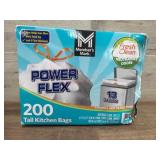 200 Tall Kitchen Garbage Bags With Drawstrings