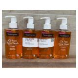 Neutrogena Oil-Free Acne Wash, 4 Bottles