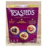 Toasted Crackers Assorted 5-Box Variety Pack