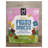 Fruit Flavored Snacks, 100 Pouches