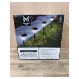 LED Solar Path Lights, 4-Pack