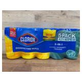 Clorox 3-in-1 Disinfecting Wipes 5-Pack