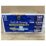 Soft & Strong 2-Ply Facial Tissue, 12 Pack