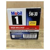 Mobil 1 High Mileage SAE 5W-30 Oil, 6 Pack