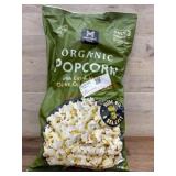 Organic Popcorn With Olive Oil and Sea Salt