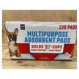 Multipurpose Absorbent Pads, 120 Count