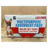 Multipurpose Absorbent Pads, 120-Count