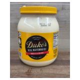 Duke's Real Mayonnaise Container