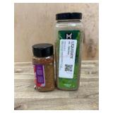 Two Containers of Assorted Seasonings