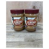 Creamy Almond Butter Spread, Two Jars