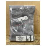 Gray Waffle Bath Towels