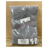 Gray Waffle Bath Towels Set of 2