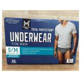 Men's Protective Underwear Box with 92 Count