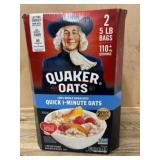 Quaker Oats Quick 1-Minute Oats, 2-Pack