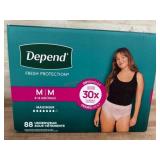 Depend Fresh Protection Underwear M