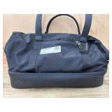 Black Travel Bag With Dual Handles